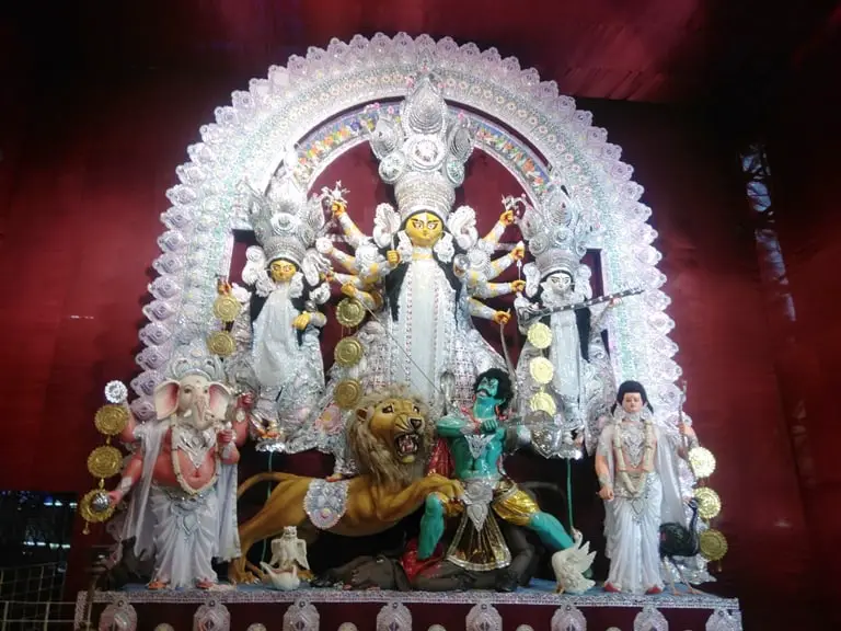 বাগবাজার সার্বজনীন দুর্গোৎসব - দুর্গা ঠাকুরের ছবি
