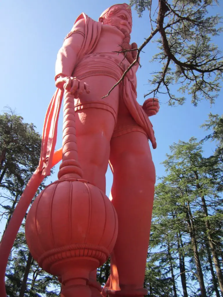 jakhu temple hanuman statue shimla