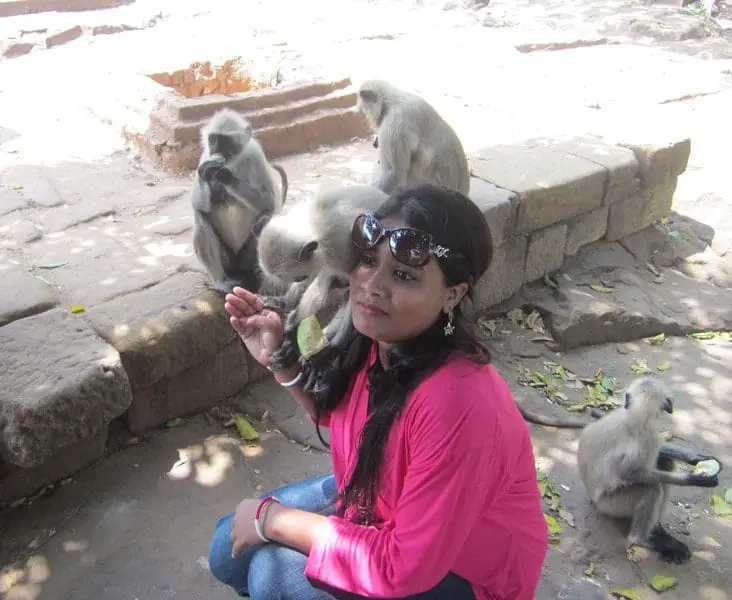Monkey attack at Udayagiri Bhubaneswar